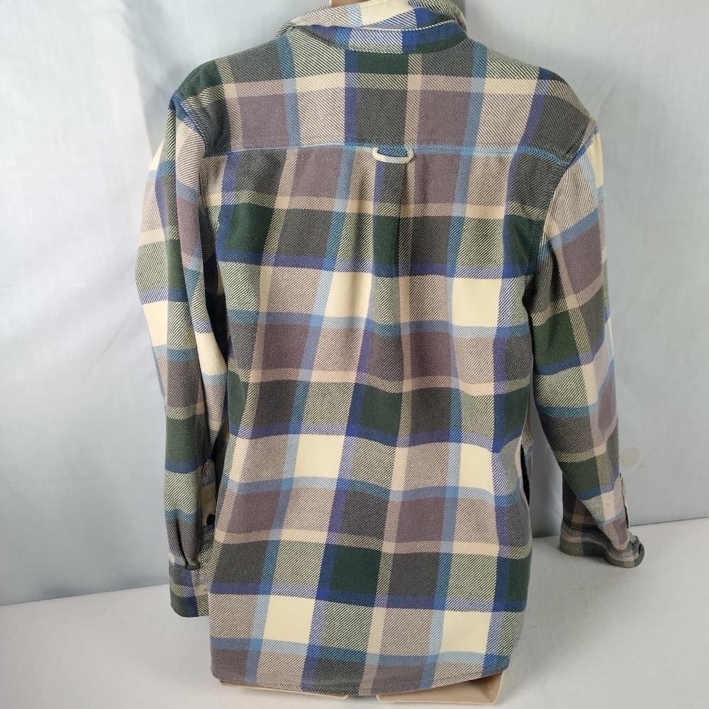 Orvis Men's Size Large Thermal Flannel Shirt Outdoor Cabin Wear - Picture 7 of 10